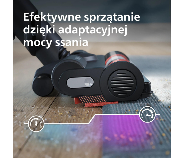 Philips XC7163/01 Odkurzacz pionowy Aqua Pet, niebieski - 1486259 - zdjęcie 9